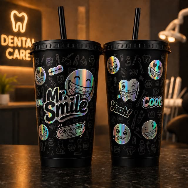 Vaso coleccionable Mr Smile